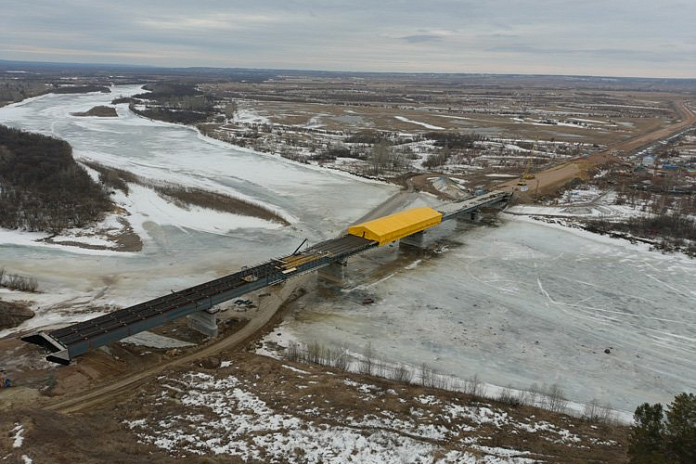 Техническая готовность обхода Канска на трассе Р-255 Сибирь в Красноярском крае составляет 60 %