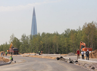 В Петербурге началось строительство магистрали М-32