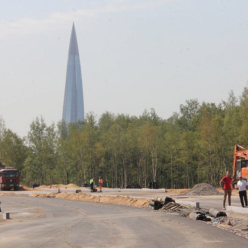 В Петербурге началось строительство магистрали М-32