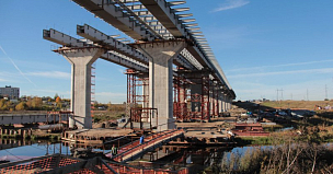 На 68 % построен Климовский мост на обходе Тольятти в Самарской области