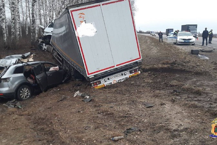Шесть человек погибли в утренней аварии на трассе М-5 Урал в Рязанской области