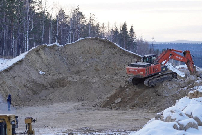 Зимой на строящемся обходе Мот и Чистых Ключей в Иркутской области продолжат земляные работы