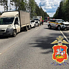 Женщина и ребенок пострадали в массовой аварии на трассе А-107 в Подмосковье
