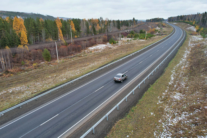 В этом году в Иркутской области привели к нормативу 80 км федеральных трасс