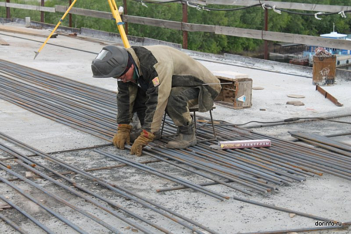 Продолжается ремонт путепровода на улице Титова в Саранске