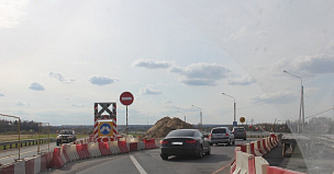 В Вязьме открыли объездную дорогу на месте рухнувшего Панинского путепровода