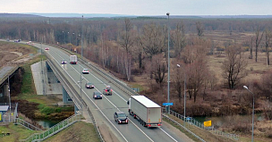 На мосту через реку Кудьма на трассе М-7 Волга в Нижегородской области 2 февраля введут реверс