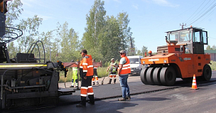 Продолжается ремонт участков подъезда к селу Акузово в Нижегородской области