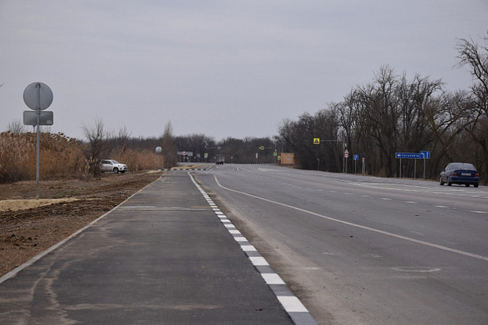На год раньше капитально отремонтировали более 20 км дороги Ростов-на-Дону - Волгодонск в Ростовской области
