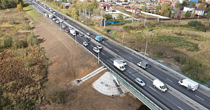На трассе М-7 Волга в Подмосковье отремонтировали мост и путепровод