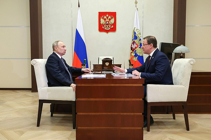 Транспортное развитие Самарской области глава региона обсудил с Президентом России
