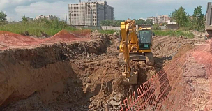 Началось строительство перехода в рамках возведения развязки в Кудрово в Ленобласти