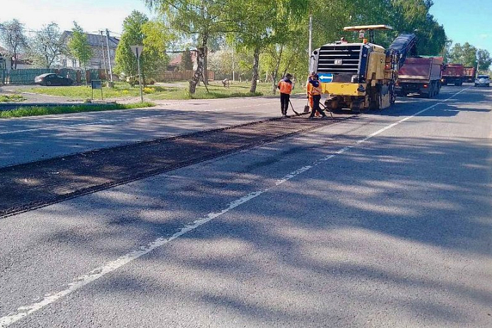 Начался ремонт Старосимферопольского шоссе в подмосковном Чехове