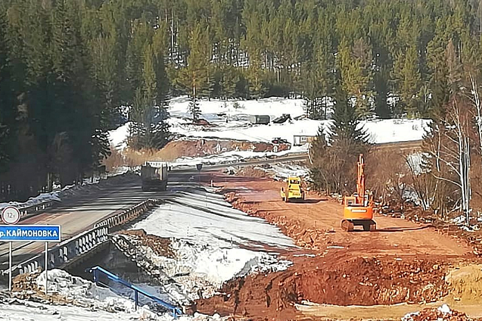 Стартовал капремонт моста через Каймоновку на трассе А-331 Вилюй в Иркутской области