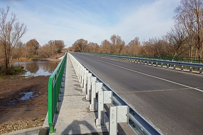 Мост через реку Вабля в Брянской области капитально отремонтировали