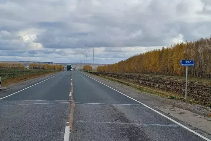 Капремонт 13 км трассы М-7 Волга в Башкирии завершили досрочно