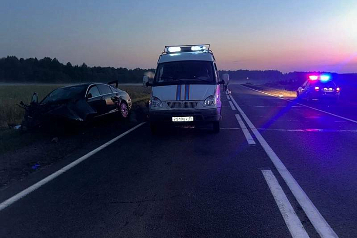 Четыре человека погибли в ночной аварии на трассе М-8 Холмогоры на Вологодчине
