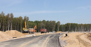 До 1 августа завершат второй этап строительства дороги от улицы Маршала Жукова до нового ЖК в Туле