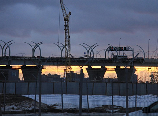 В Петербурге ограничивают движение на ЗСД из-за строительства Витебской развязки