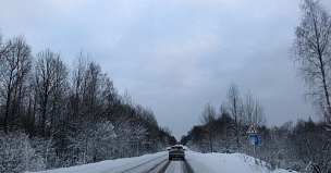 Отремонтированный подъезд к селу Холмогоры в Поморье сдали в эксплуатацию