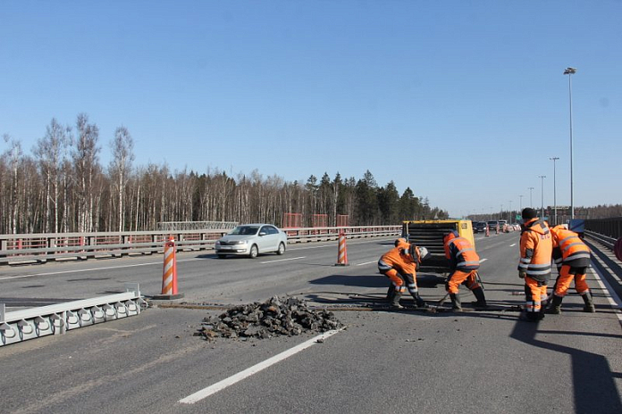 На развязке КАД Петербурга с проспектом Культуры ограничат движение в марте-апреле