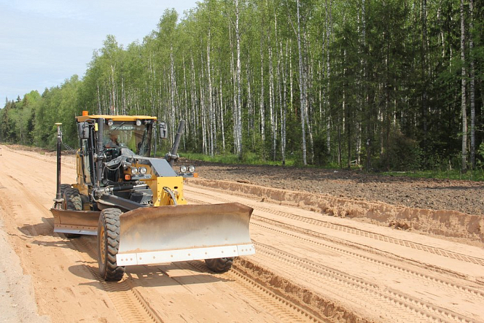 Осенью завершат реконструкцию дороги от Мильковской трассы до села Пиначево на Камчатке