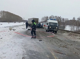 На трассе Р-255 Сибирь в Кузбассе произошла смертельная авария
